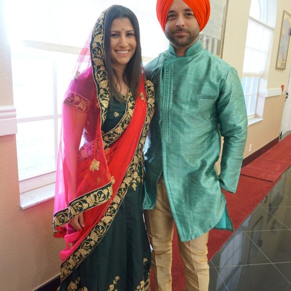 Green Men's Sherwani Set - Picture 8 of 8